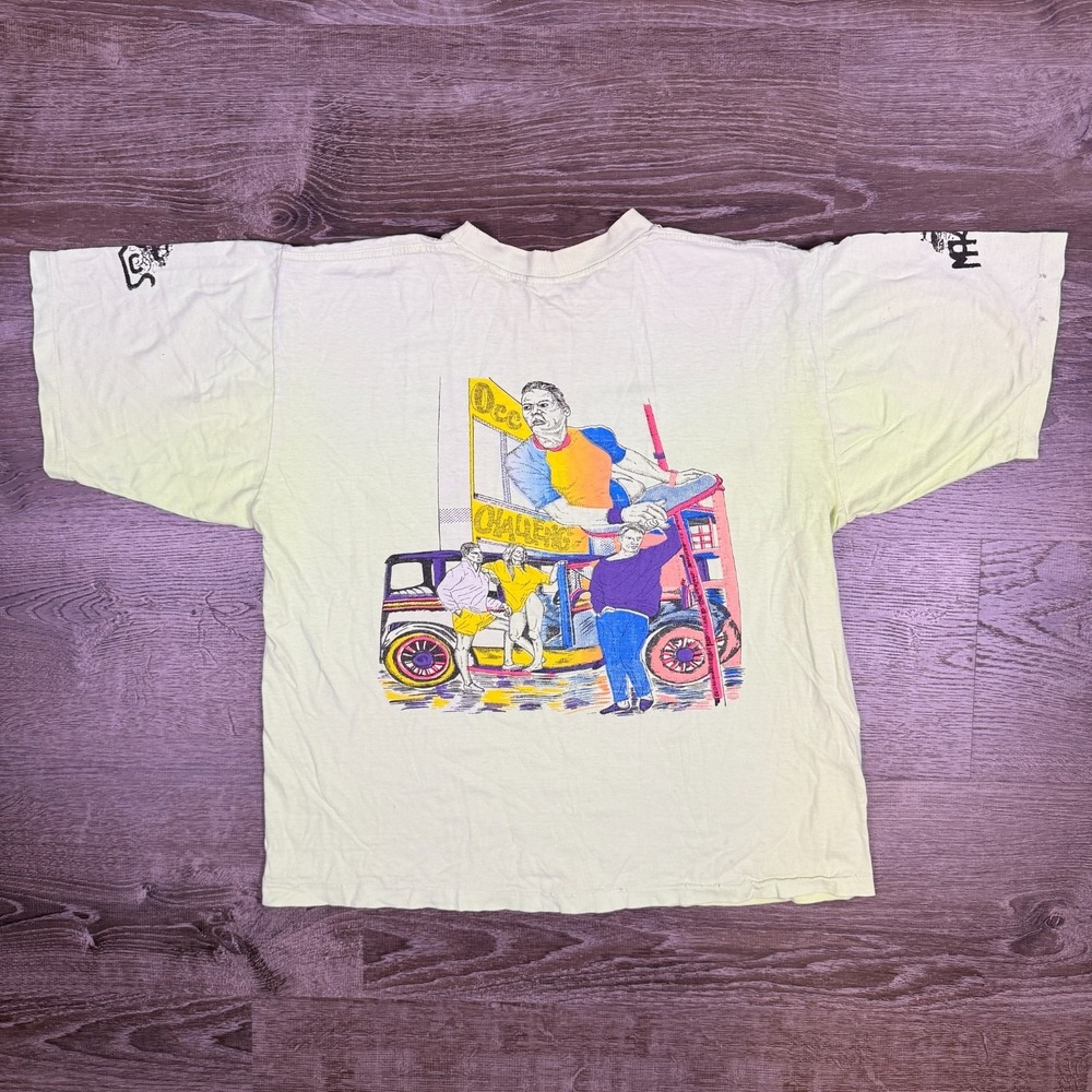 Vintage 70s‎ 80s Makus Surf T-Shirt Single Stitch USA Pocket RAREE